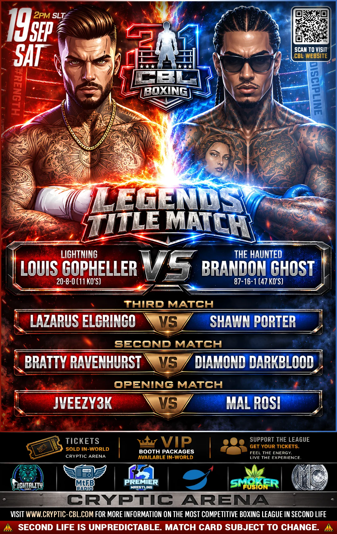 CBL 31 BOXING official poster