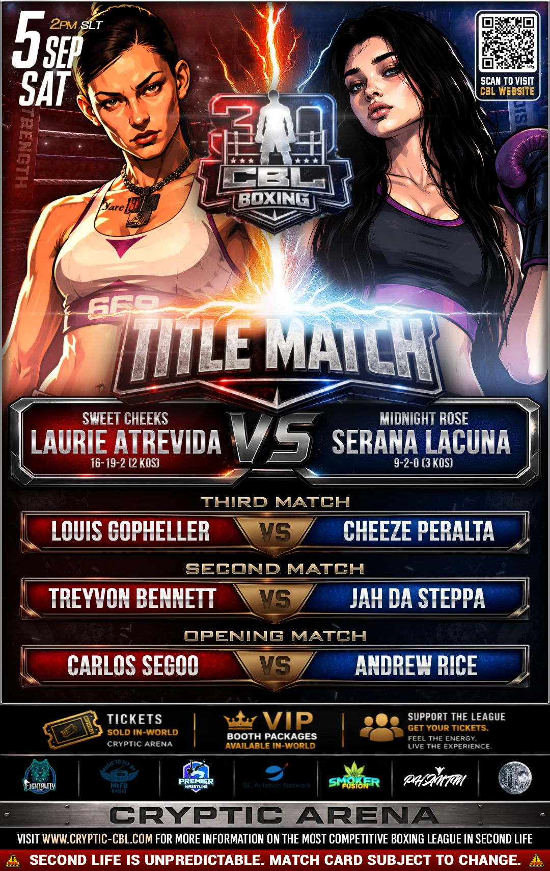 CBL 30 BOXING official poster